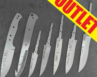 OUTLET Petroglyph Blades - 80-135mm Stone Age Rock Art Nordic Edge, Limited Edition, Bushcraft & Hunting