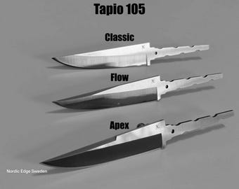 Personalized Scandi Knife Blade – NE Tapio 105mm, 440B Stainless Steel, Bushcraft & Outdoor