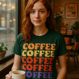 T-shirt Coffee Groove des années 70