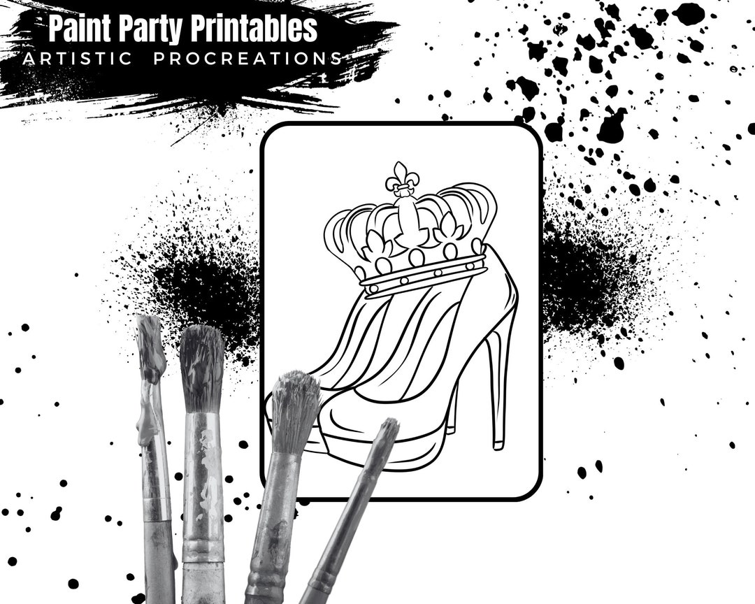 Canvas Printable/ Pre Drawn Outline Canvas Friendsgiving/ DIY Etsy