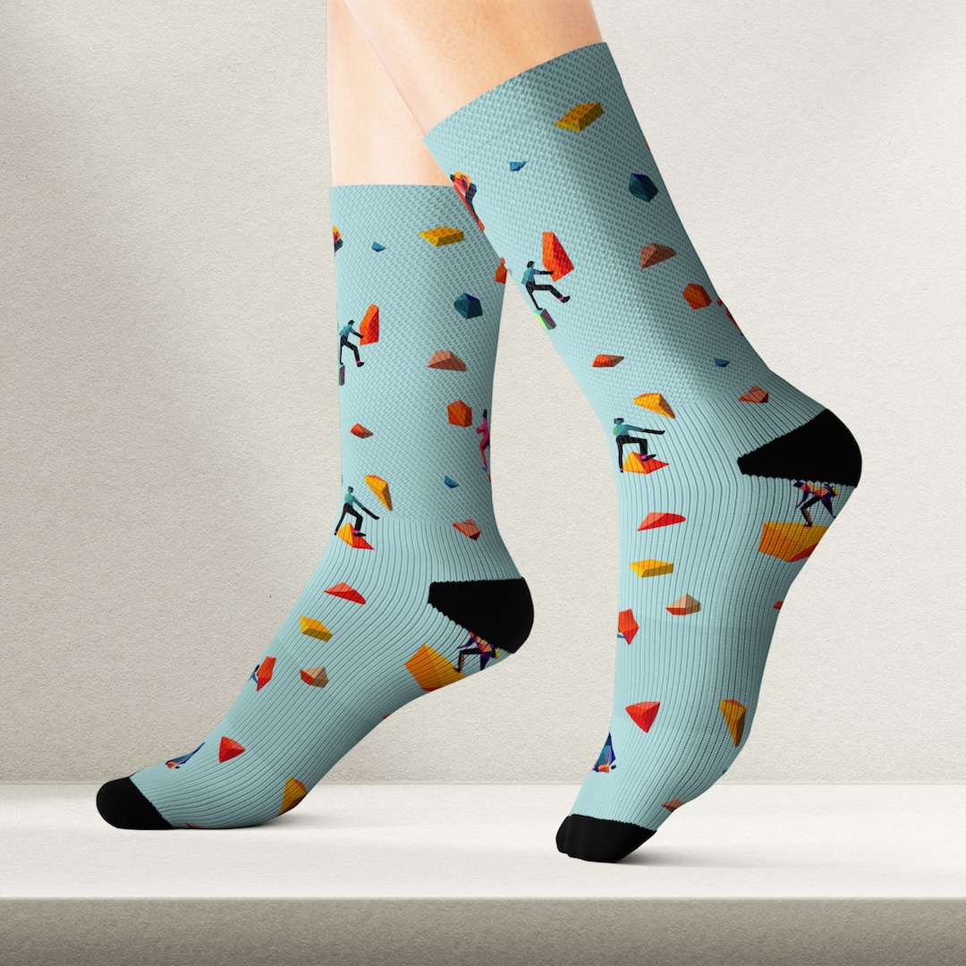 Bouldering Socks, Bouldering Gifts, Rock Climbing Socks, Outdoors Socks