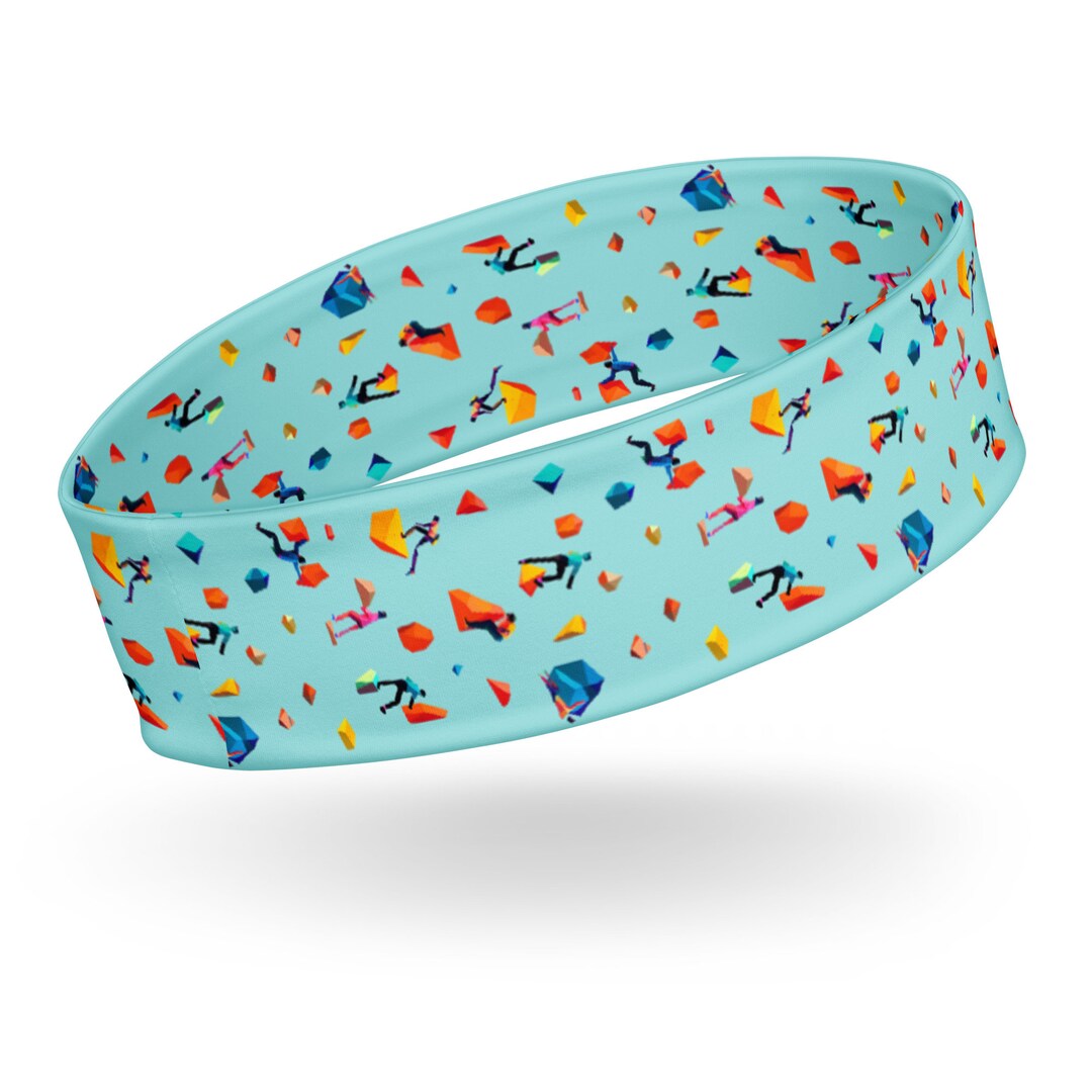 Rock Climbing Headband Soft Stretchy Bouldering Workout Band, Climbing