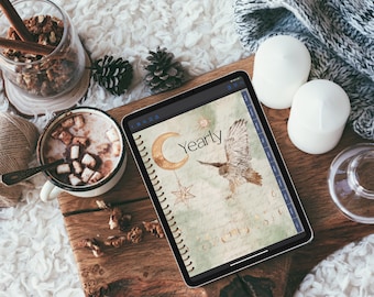 Celestial Owls Digital Planner: Undated iPad Planner (PDF)
