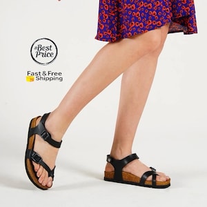 Handmade One Toe Sandals, Vegan Summer Slide Sandals, Adjustable with Snaps Sandals, Easy On/Off Sandals