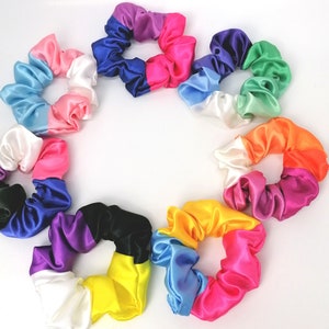 LGBTQ+ Inclusive Pride Scrunchies Lesbian Gay Bisexual Transgender Pansexual Non-binary Genderfluid