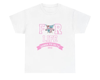 Gamma Phi Delta Sorority T-Shirt, Greek Life Apparel