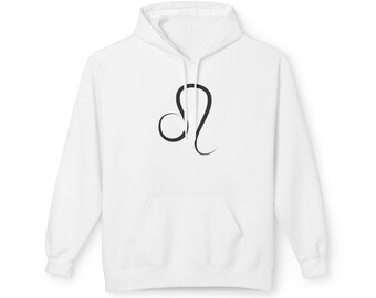 Leo Zodiac Hoodie: Astrology Gift, Fleece Sweatshirt