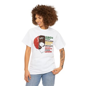 I AM A BLACK WOMEN Unisex Heavy Cotton Tee