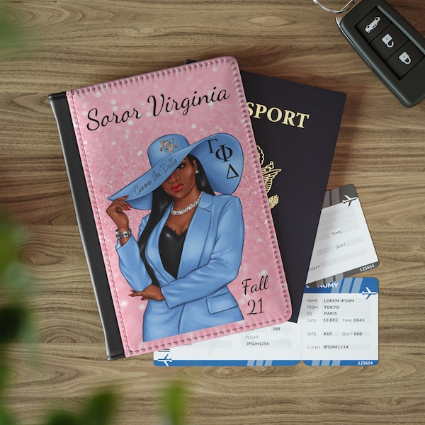 Gamma Phi Delta Sorority, Professional Women Passport Cover