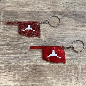 Horns Down Keychain