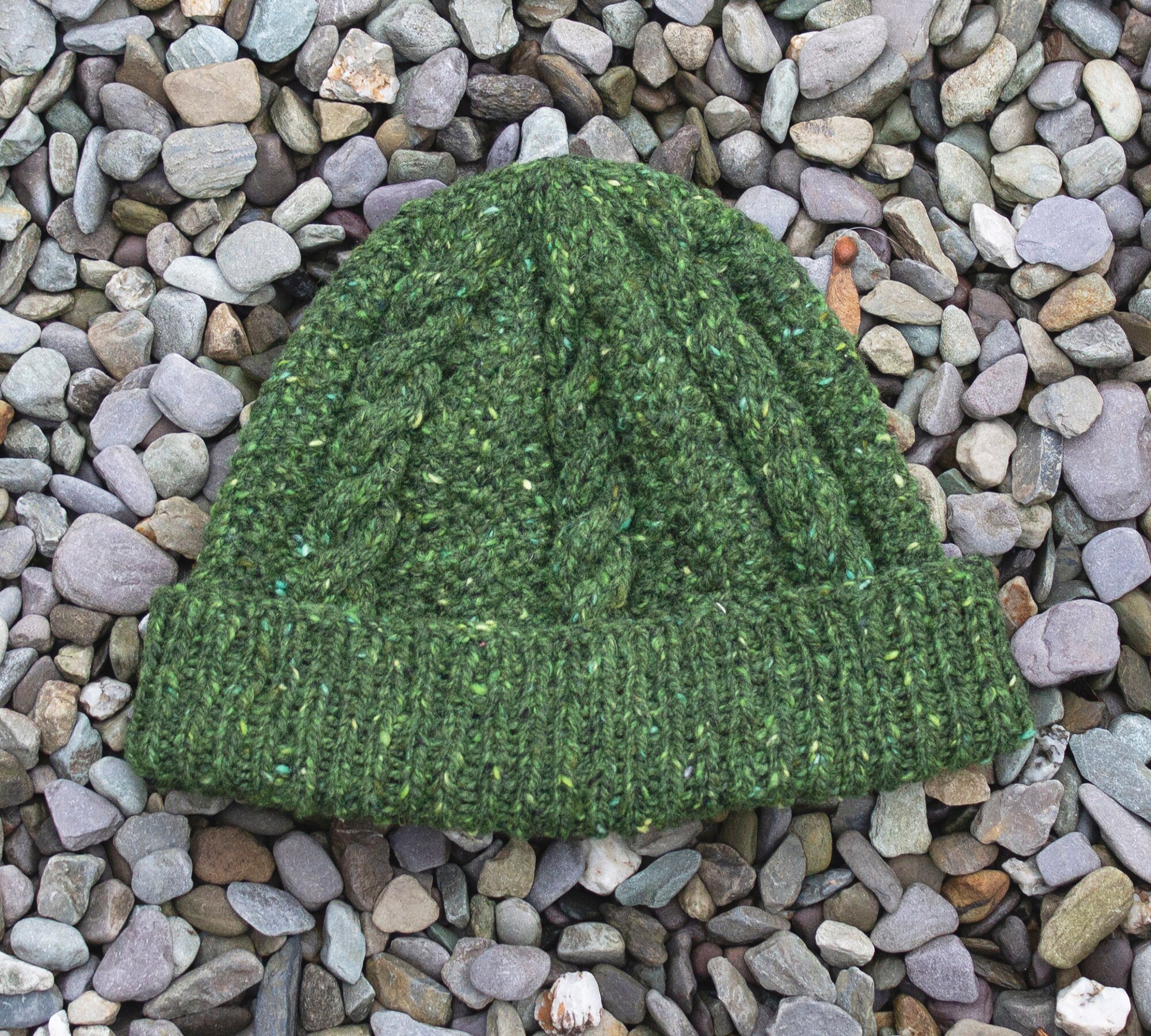 Chapeau tricot laine mérinos - France
