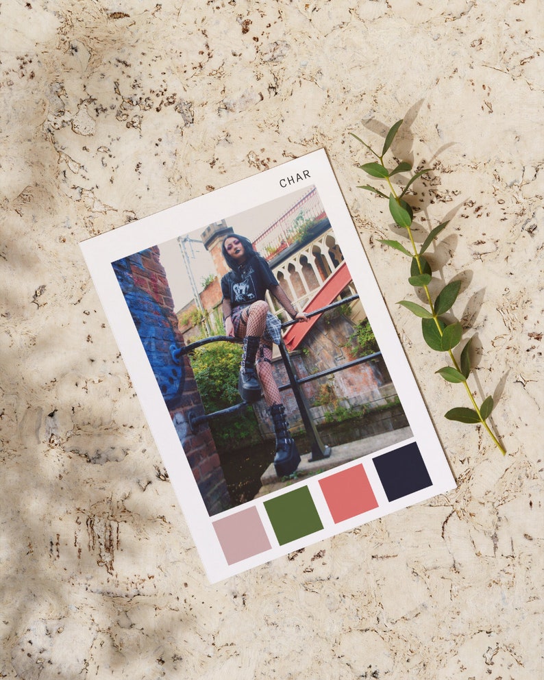 Char | Matte Photo Print | Wall Art | Digital Download | Colour Palette ...