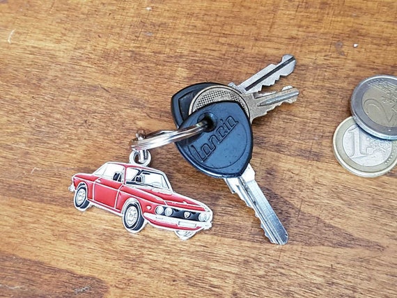 Schlüsselanhänger aus Metall, neuer Fiat 500 seit 2007 -  Österreich