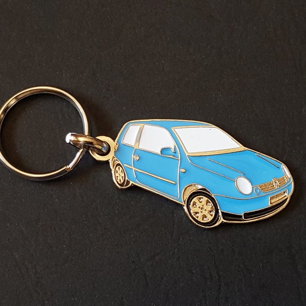 Porte-clés métal émaillé Volkswagen Lupo et Polo