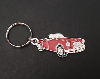 MG MGA Metal Keyring