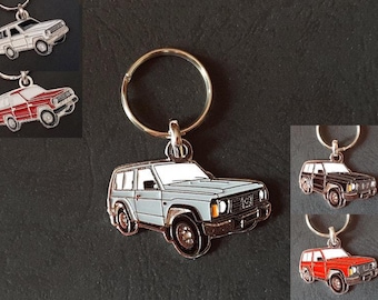 Nissan Patrol metal keychain, Y60 160 260