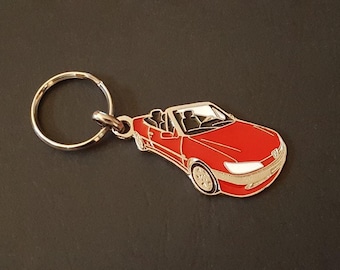 Peugeot 306 convertible and 309 metal keychain