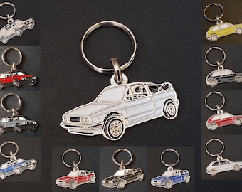 Golf mk1 profile key ring (GTi, cabriolet, rabbit or Formel E)