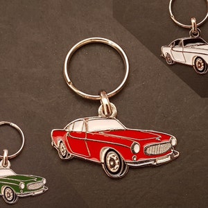 Brelok Volvo P1800 1800S 1800E - Metal z emalią w wybranym kolorze