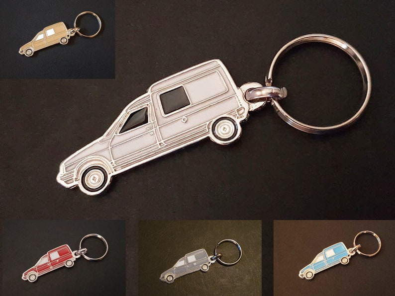 Citroen C15 metal key ring image 1