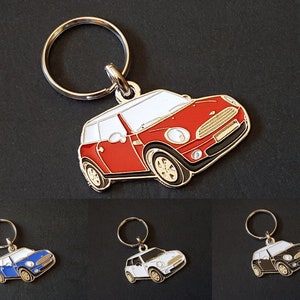 1964 Red Mini Cooper Custom Keychain FOB Porte Cles Llavero Schlusselhanger  BMW