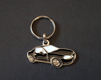 Honda CR-X and DelSol metal key ring. CRX, HF Si Vtec Civic Del Sol TransTop