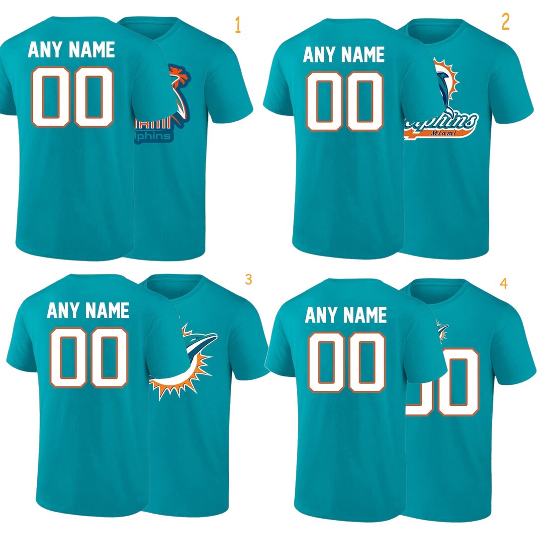 Personalize Miami Football Tshirt Custom Miami Football Etsy