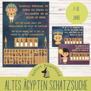 Ancient Egypt Treasure Hunt Printable / Ancient Egypt Scavenger Hunt / Indoor Scavenger Hunt / Indoor Treasure Hunt / Pharaoh Treasure Hunt