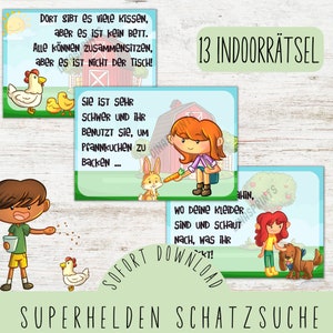 Farm treasure hunt to print / Farm scavenger hunt / Farm treasure hunt / Children&#39;s birthday activity / Indoor treasure hunt