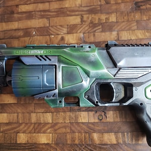Nerf Custom Pained Modified Upgraded Longstrike Sniper Elite Blaster