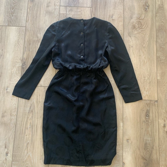 1980’s Liz Claiborne black Dress - image 2
