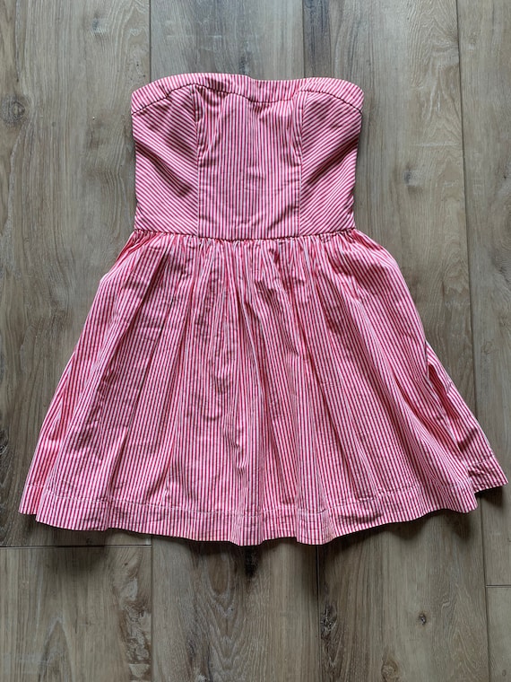 Vintage y2k bustier Candy Stripe Dress