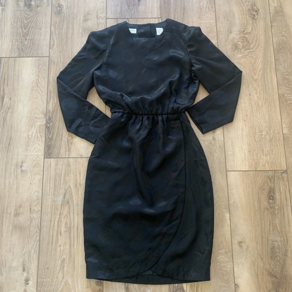 1980’s Liz Claiborne black Dress - image 3