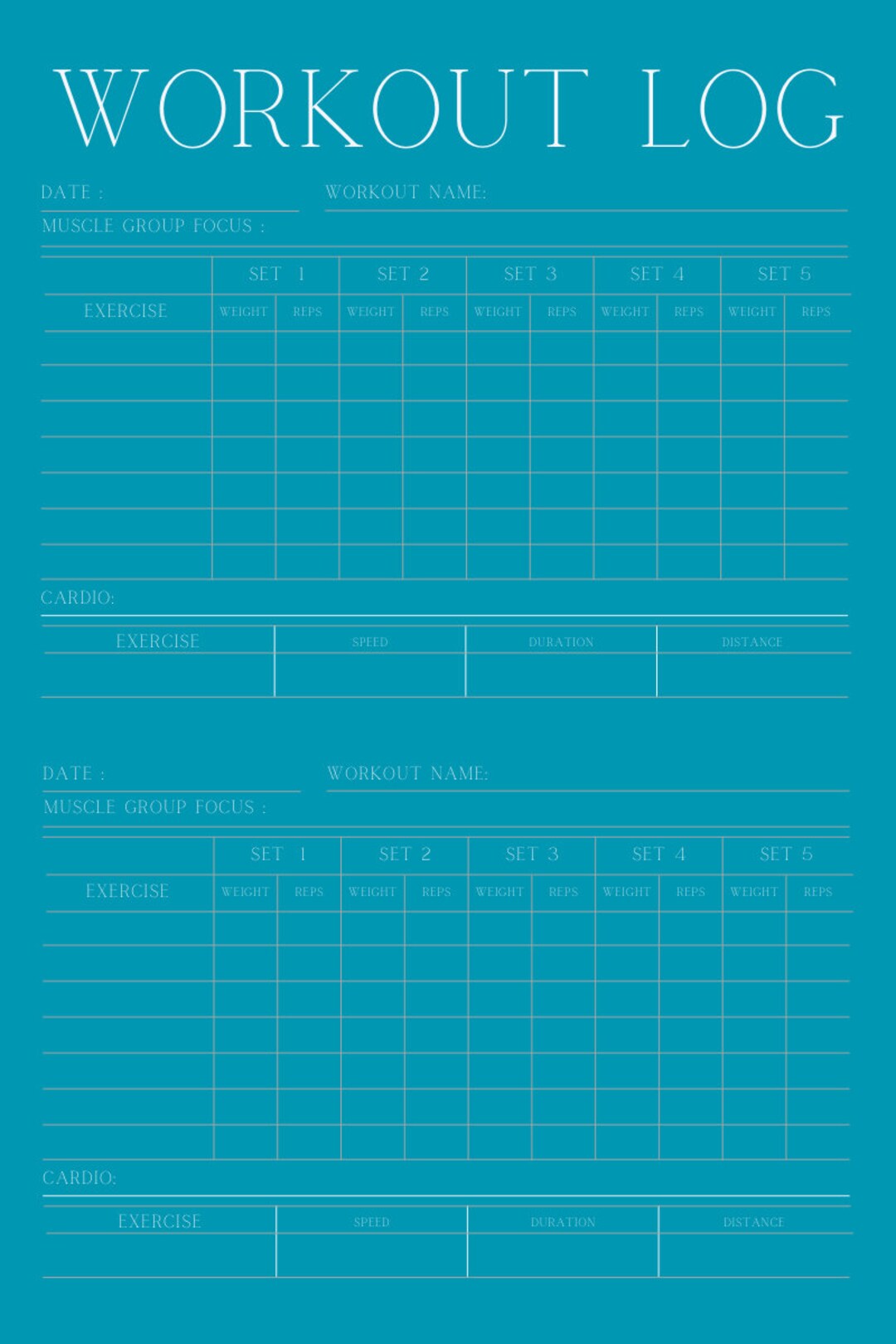 workout-tracker-printable-daily-exercise-log-fitness-journal-workout-planner-fitness-planner
