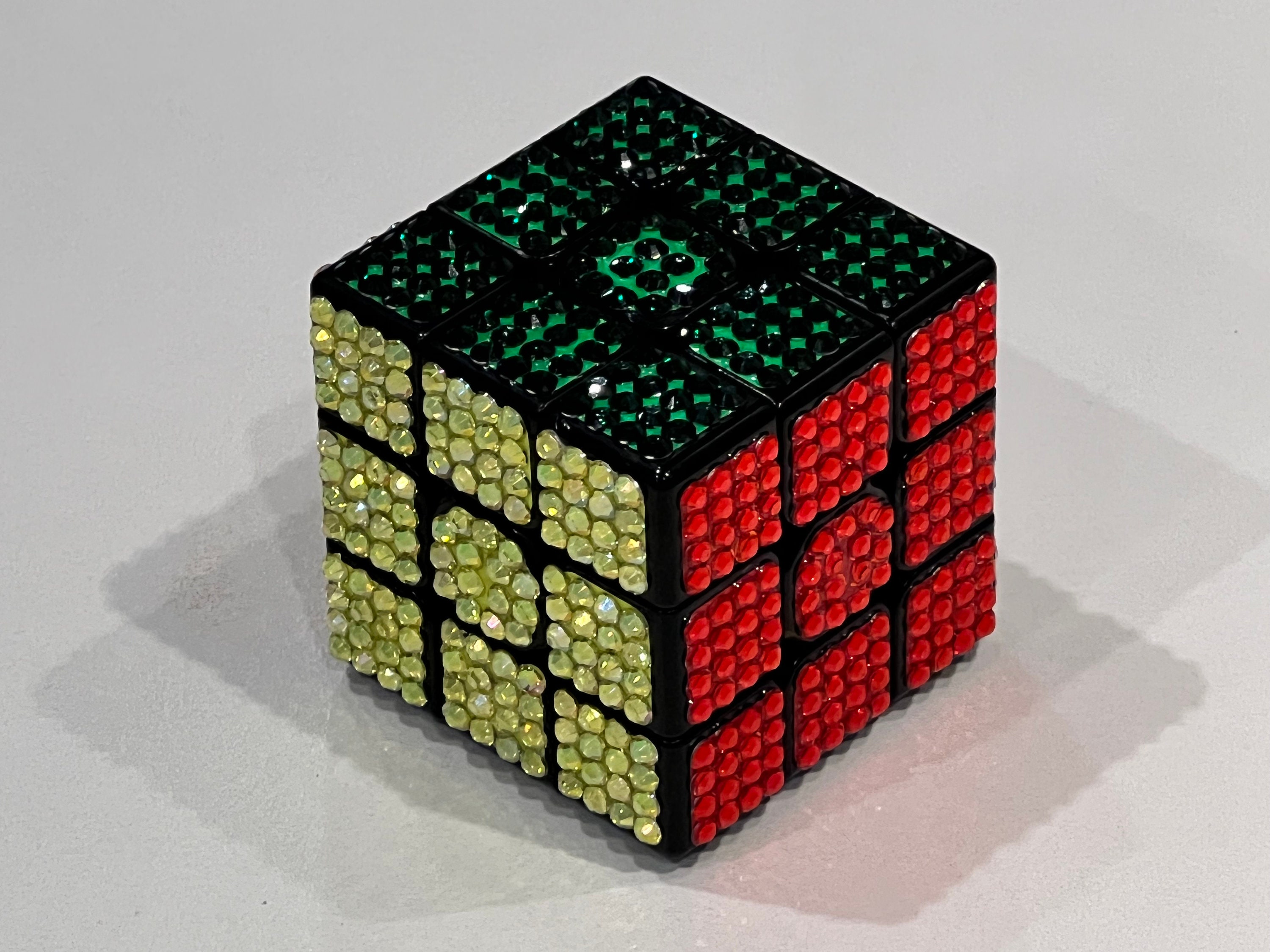 Handmade Rhinestoned Rubik's Cube – Functional Home Decor Gift - Etsy