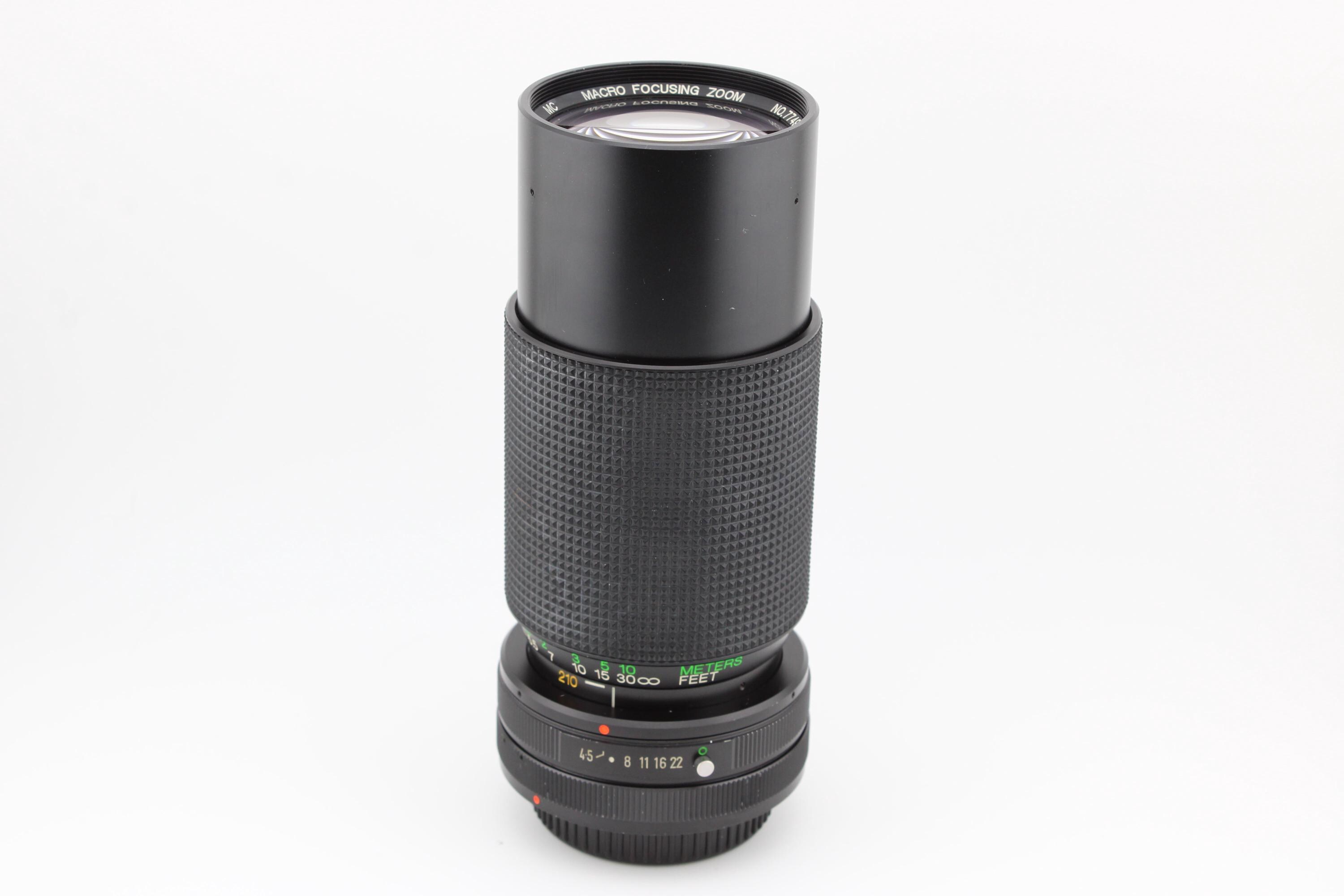 Canon FD - Kit téléobjectif Panagor-E 80-205 mm f4.5 - Canada