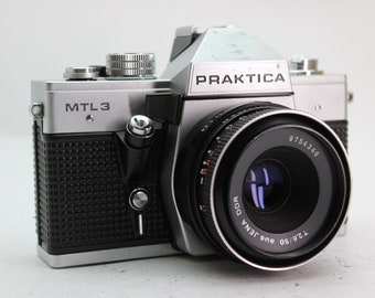 Appareil photo reflex Praktica MTL 3 35 mm avec objectif 50 mm f2.8