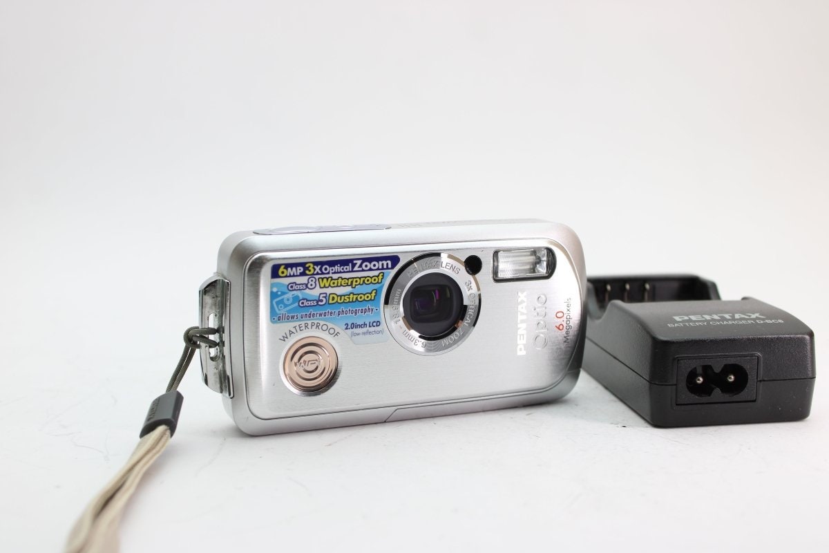PENTAX Optio WPi オプティオ シルバー Pentax Optio WPi 6.0MP Waterproof Compact Digital Camera Silver | eBay