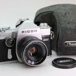 Ricoh Singlex TLS SLR 35mm Film Camera with 55mm f2.8 Rikenon Lens