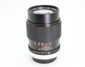 Kenlock 135 mm f2.8 teleobjektiv för porträtt för Canon FD-fattningskameror