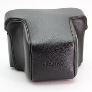 Praktica Ledertasche schwarz, passend für L und M - Serie