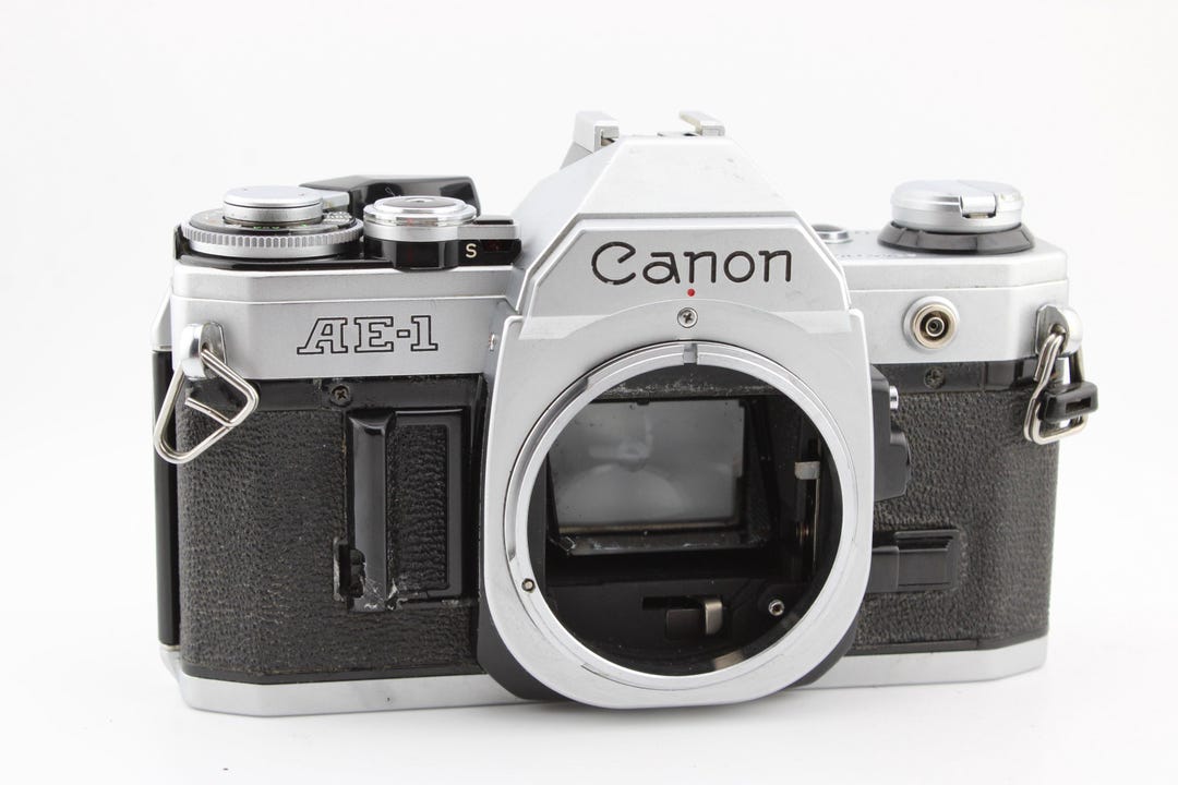 Canon AE-1 SLR 35mm Film Camera Chrome Body - Etsy