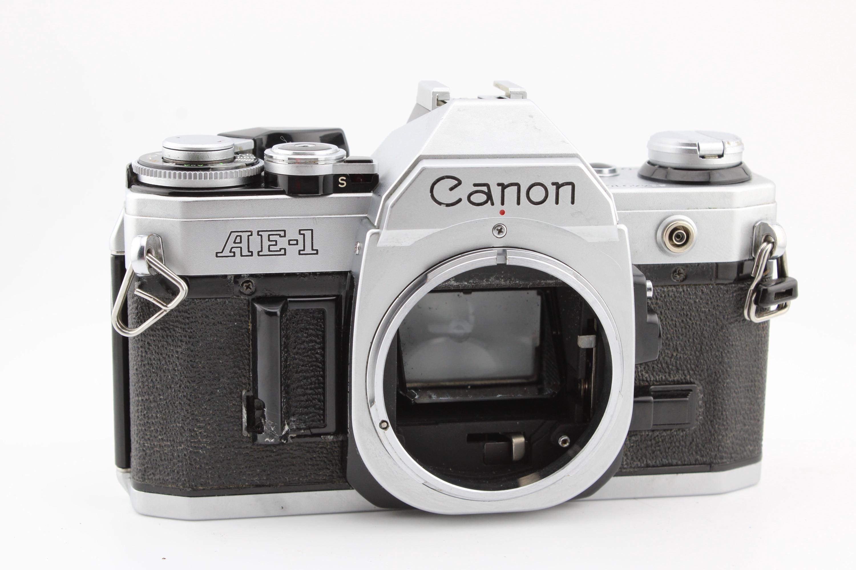 Canon AE-1 SLR 35mm Film Camera Chrome Body - Etsy