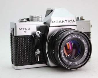 Fotocamera reflex Praktica MTL 3 35 mm con obiettivo 50 mm f1.8