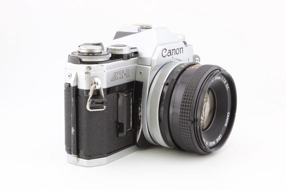 Canon AT-1 SLR 35mm Film Camera With 50mm F1.8 Canon FD Lens - Etsy UK