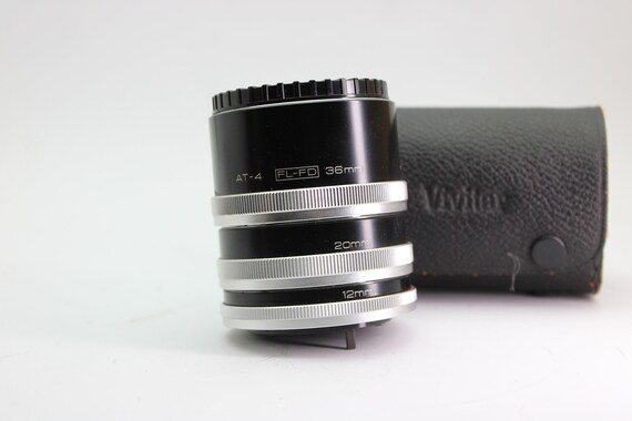 Vivitar Automatic Extension Tube Set (36mm, 20mm, 12mm) for Canon