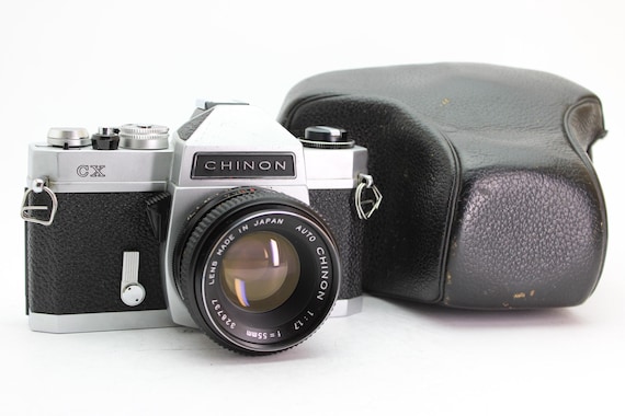 Chinon CX SLR 35mm Film Camera With 55mm F1.7 Chinon Lens - Etsy