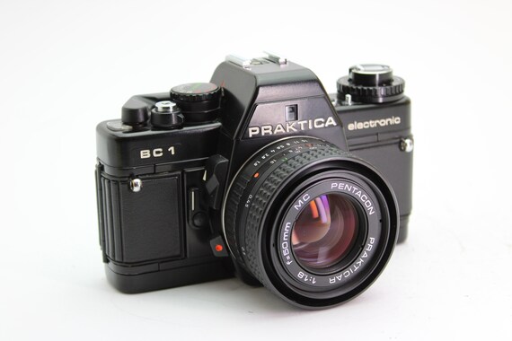【レビューを書けば送料当店負担】 Praktica BC1 電子一眼レフ 35 mm フィルムカメラ、50 mm f1.8 フィルムカメラ
