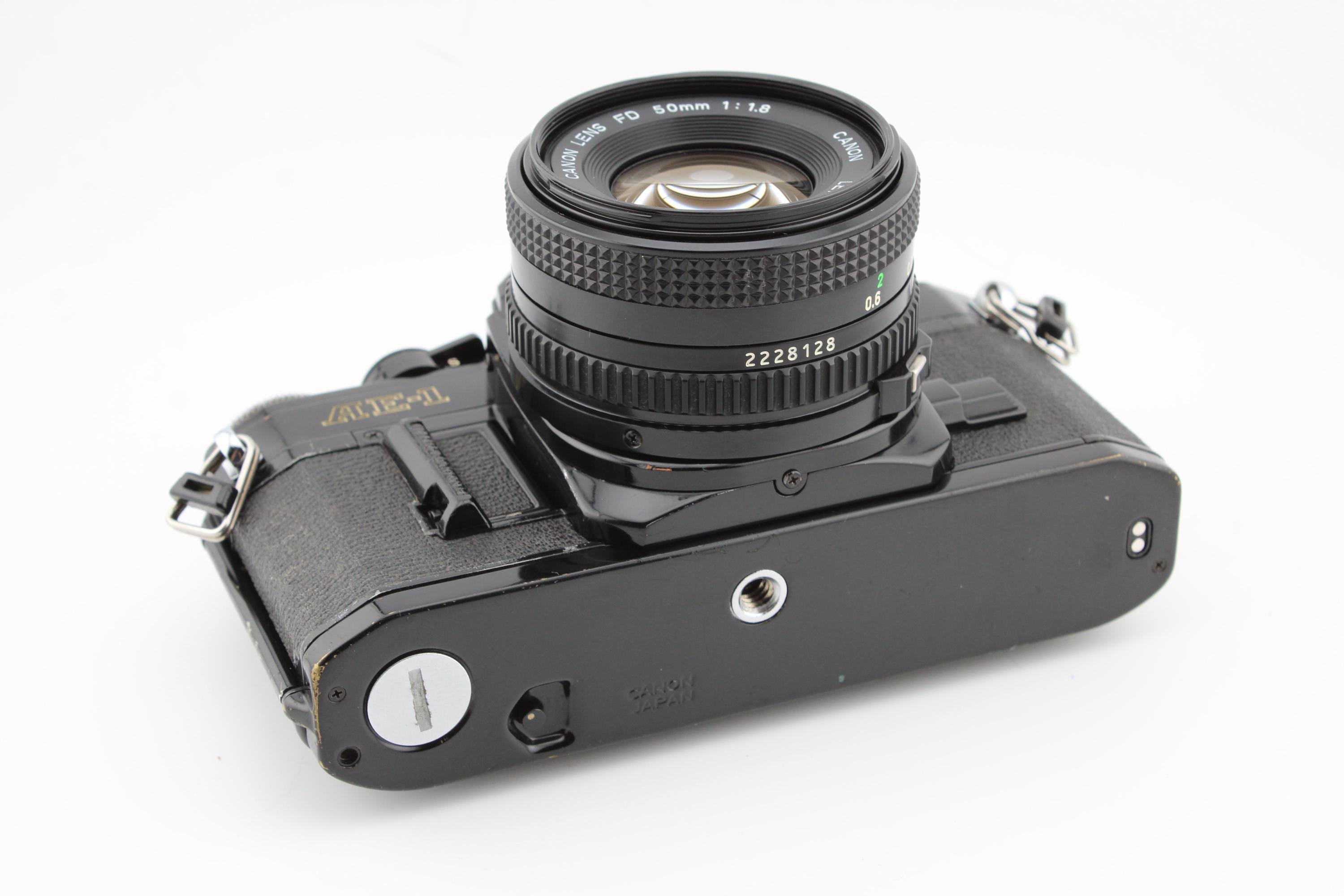 Canon AE-1 SLR 35mm Film Camera With 50mm F1.8 Canon FD Lens - Etsy
