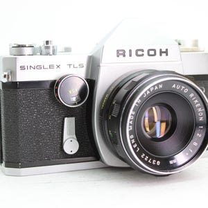 Ricoh Singlex TLS SLR 35mm Film Camera With 55mm F2.8 Rikenon Lens